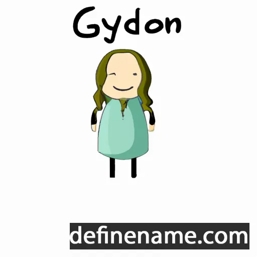 cartoon of the name Gwyndolen