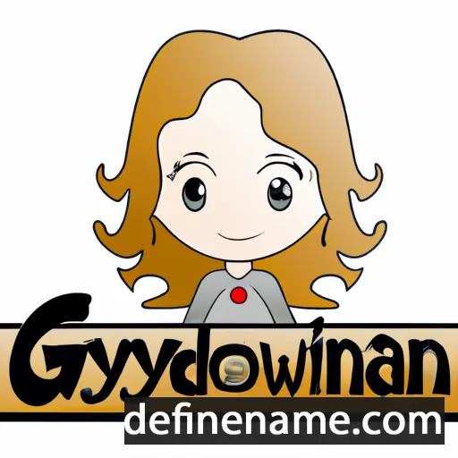 cartoon of the name Gwyndolyn