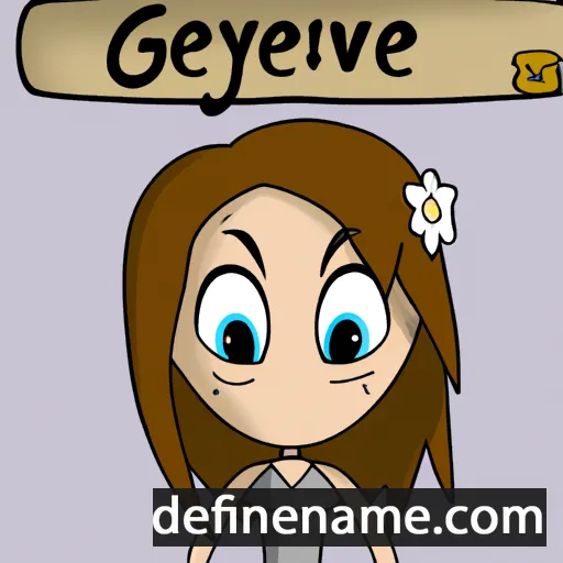 cartoon of the name Gwynevere