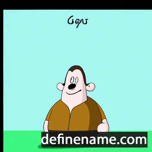 cartoon of the name Gyárfás