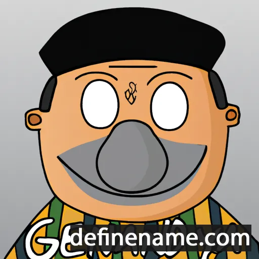 cartoon of the name Gyanendra