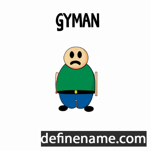 cartoon of the name Gyémánt