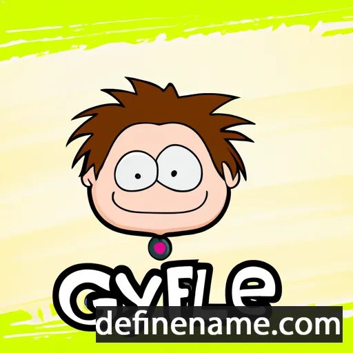 cartoon of the name Gylfe