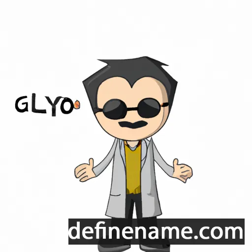 cartoon of the name Gyliano