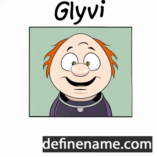 cartoon of the name Gylvi