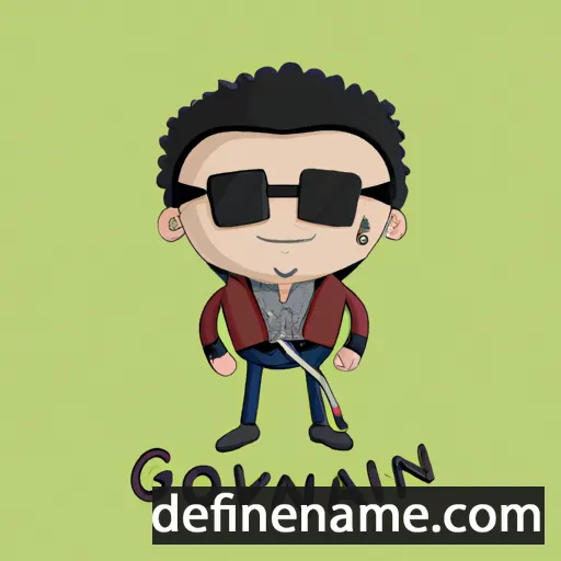 cartoon of the name Gyovanni