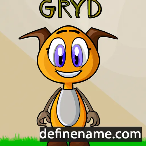 cartoon of the name Gyrid