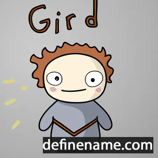 Gyrðir cartoon