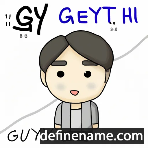 cartoon of the name Gyu-hyeon