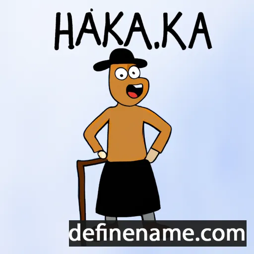 Håkkå cartoon