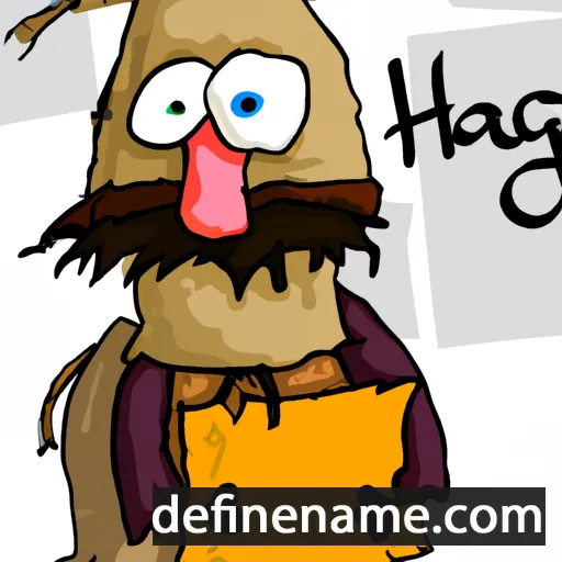 cartoon of the name Hagbart