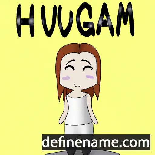 cartoon of the name Hagumi