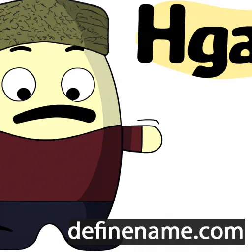 cartoon of the name Haguna