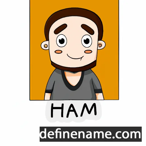 cartoon of the name Haiam