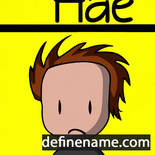 cartoon of the name Haie