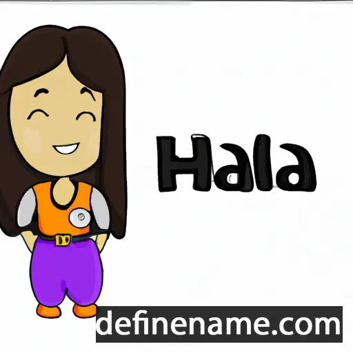 cartoon of the name Haila