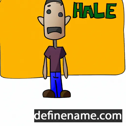 cartoon of the name Haile