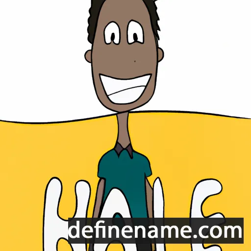 cartoon of the name Haile