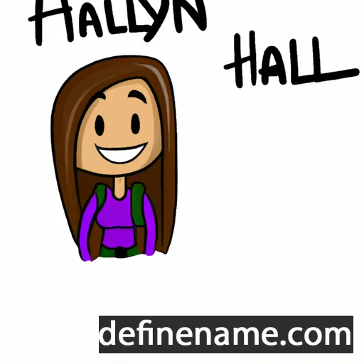 cartoon of the name Hailyn