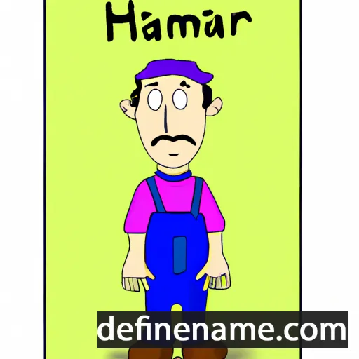 cartoon of the name Haimar