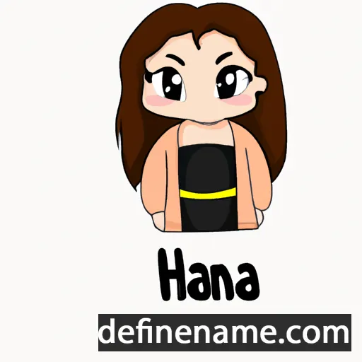 cartoon of the name Haina