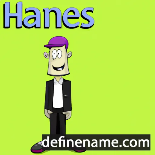 cartoon of the name Haines