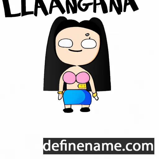 cartoon of the name Haingolalaina