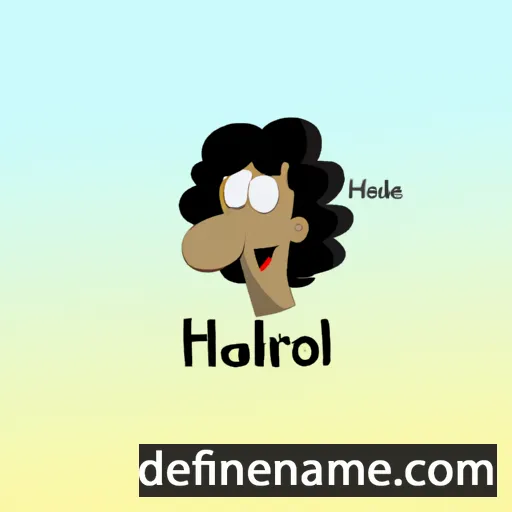 cartoon of the name Hairol