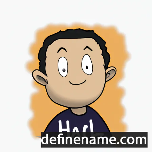 cartoon of the name Hairul