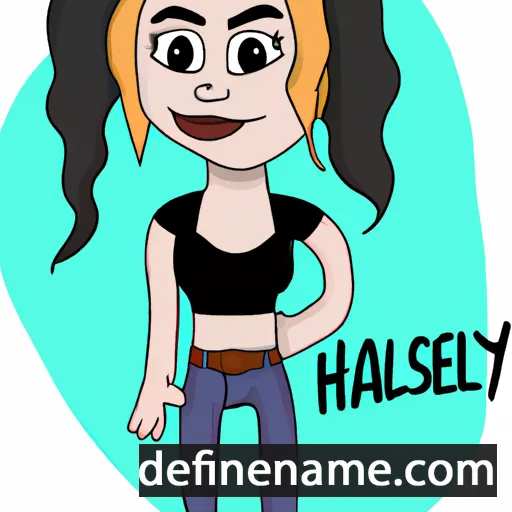 cartoon of the name Haisley