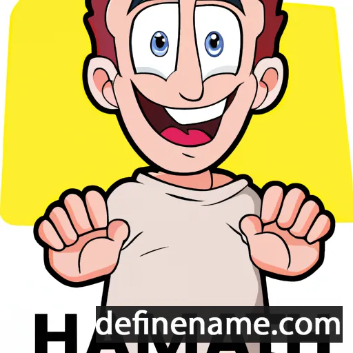 cartoon of the name Haitham