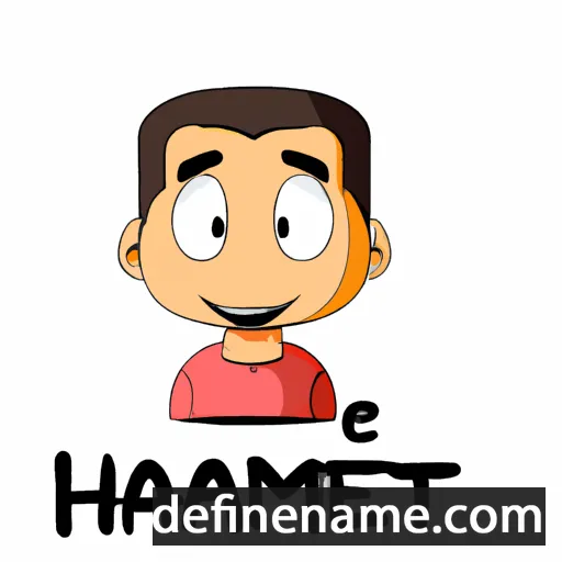 cartoon of the name Haithem