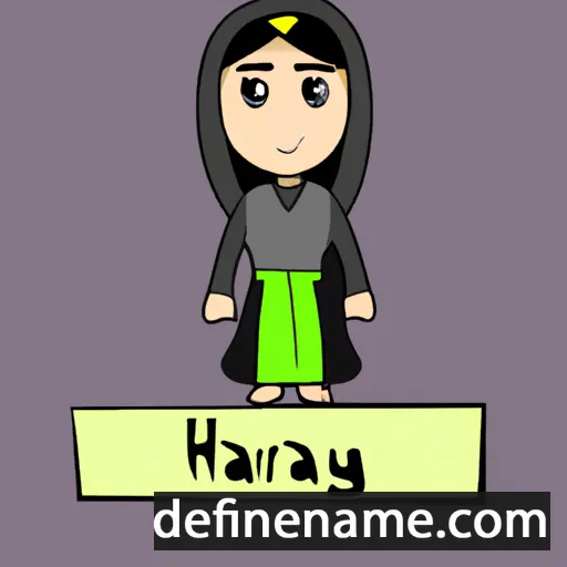 cartoon of the name Hajaroy