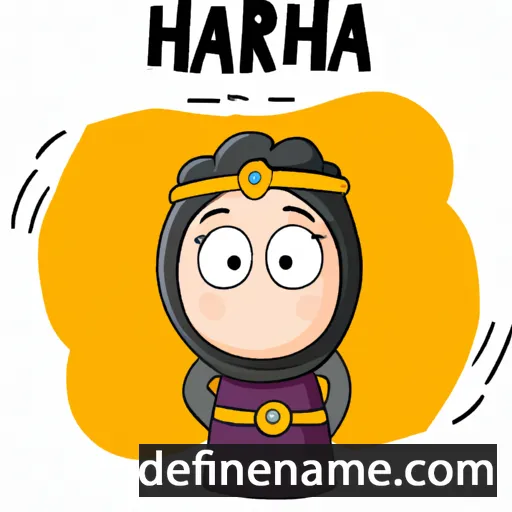 cartoon of the name Hajira