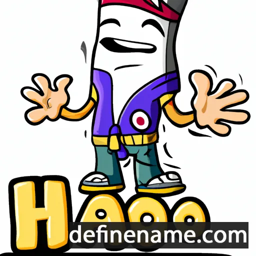 cartoon of the name Hajo