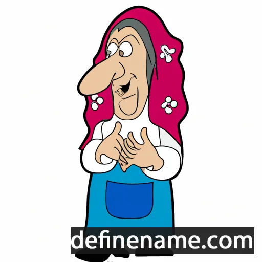 cartoon of the name Hajrija