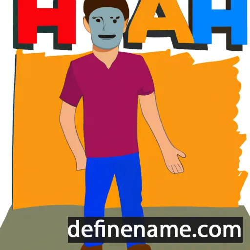 cartoon of the name Hak