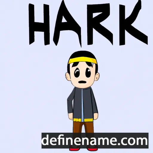 cartoon of the name Hakar