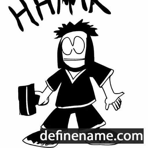 cartoon of the name Hakīmu