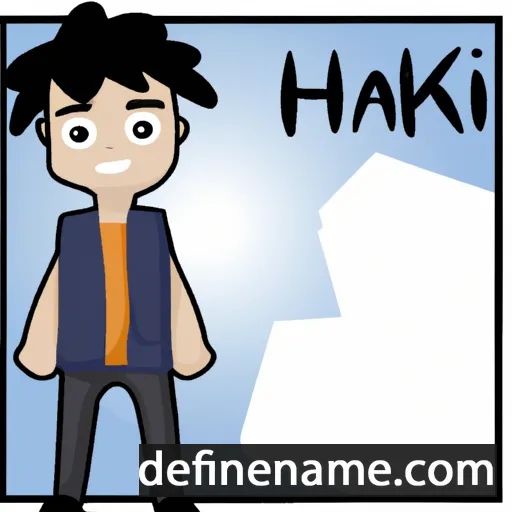 cartoon of the name Haki