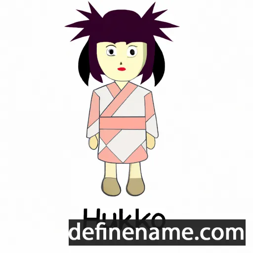 cartoon of the name Hakuko