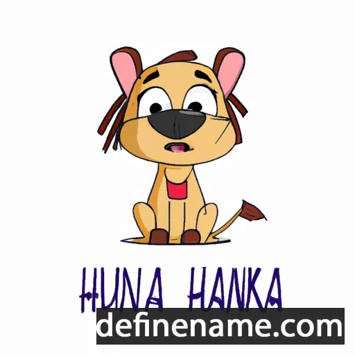 cartoon of the name Hakuna