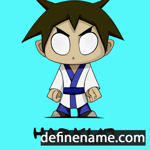 cartoon of the name Hakurou