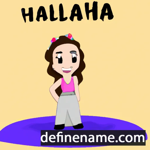 Halaina cartoon