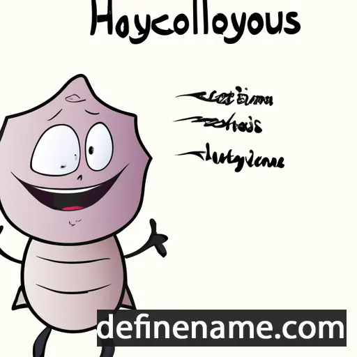 cartoon of the name Halcyoneus