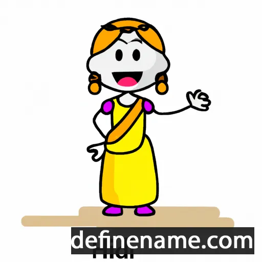 cartoon of the name Haldi