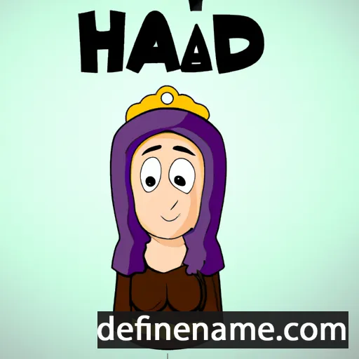 cartoon of the name Haldja