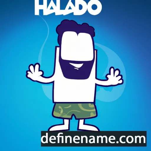 cartoon of the name Haldo