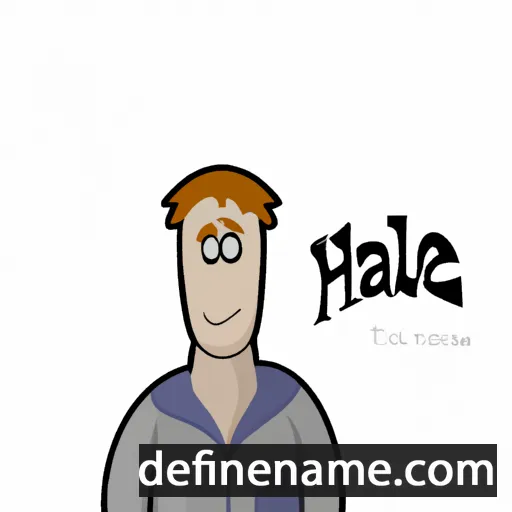 cartoon of the name Hale