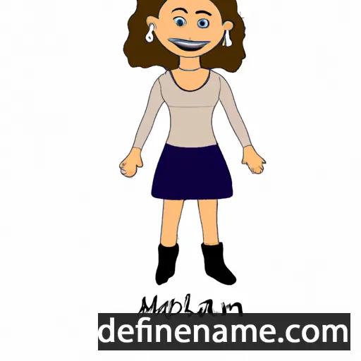 cartoon of the name Halena